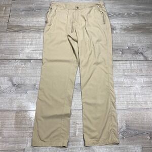 Clothing Arts Pick Pocket Proof Nylon Travel Pants Size 34x32 Trip Vacation